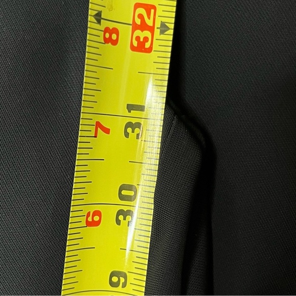 Open Edit Classic Trouser Pants-Black-Womens S-Elastic/Zipper Waist-Slit Leg-NEW - Picture 8 of 15